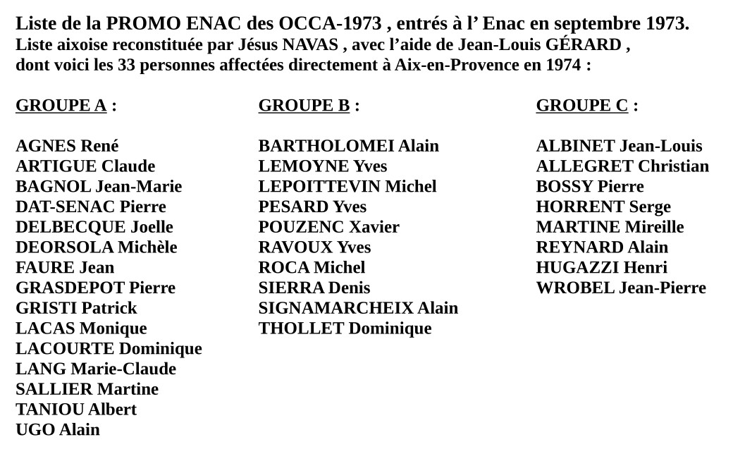 ZOOM : Promo ENAC - OCCA-1973